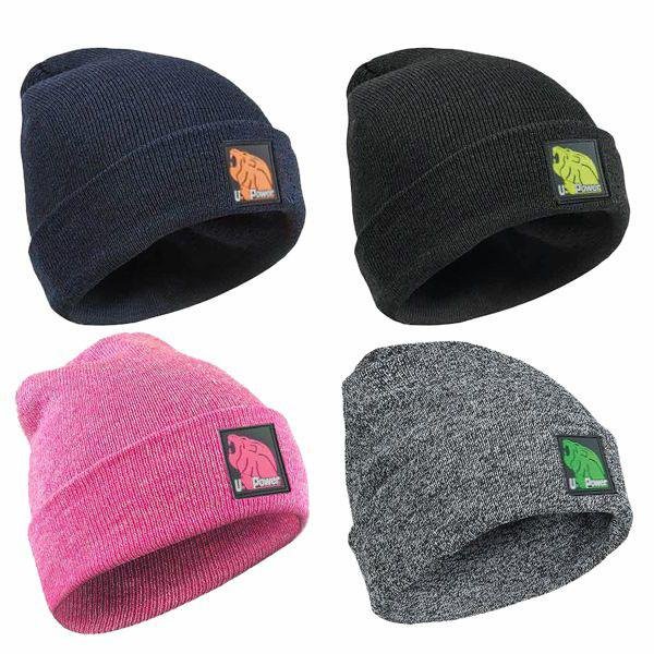 Berretto cuffia U-Power, blu, nero, rosa, grigio