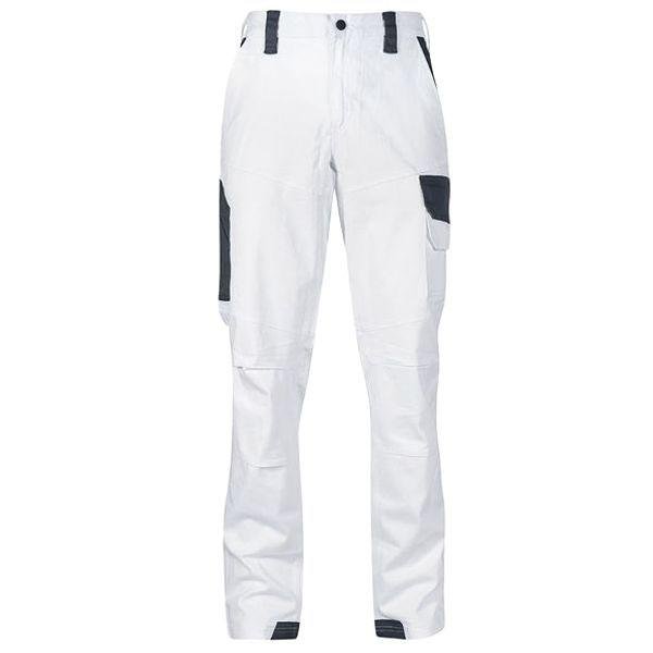 Pantalone Salonicco U-Power, bianco con inserti neri